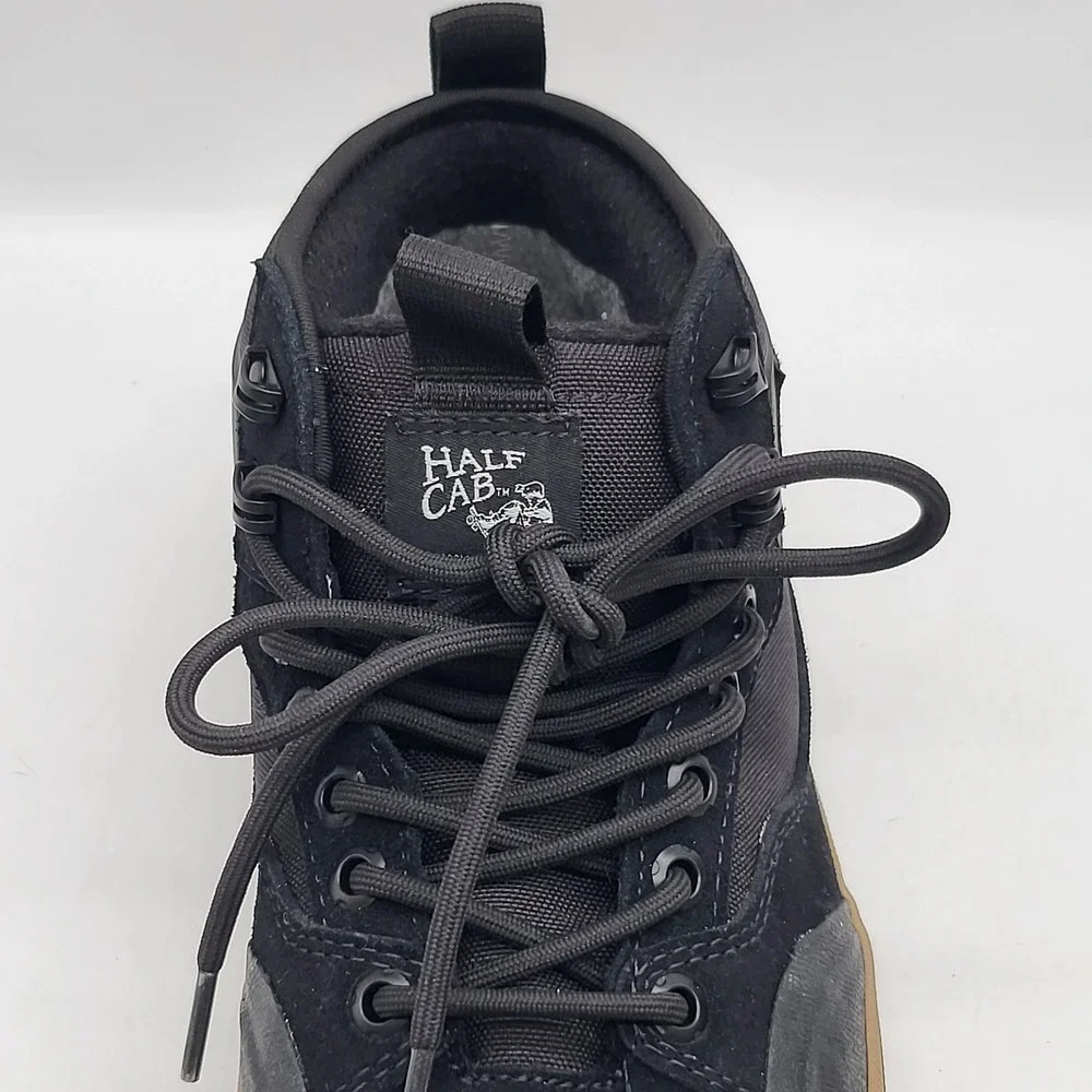Vans Half Cab MTE GORE-TEX Men's 6.5 Womens 8 Black Gum Skate Shoes VN000CVMB9M1